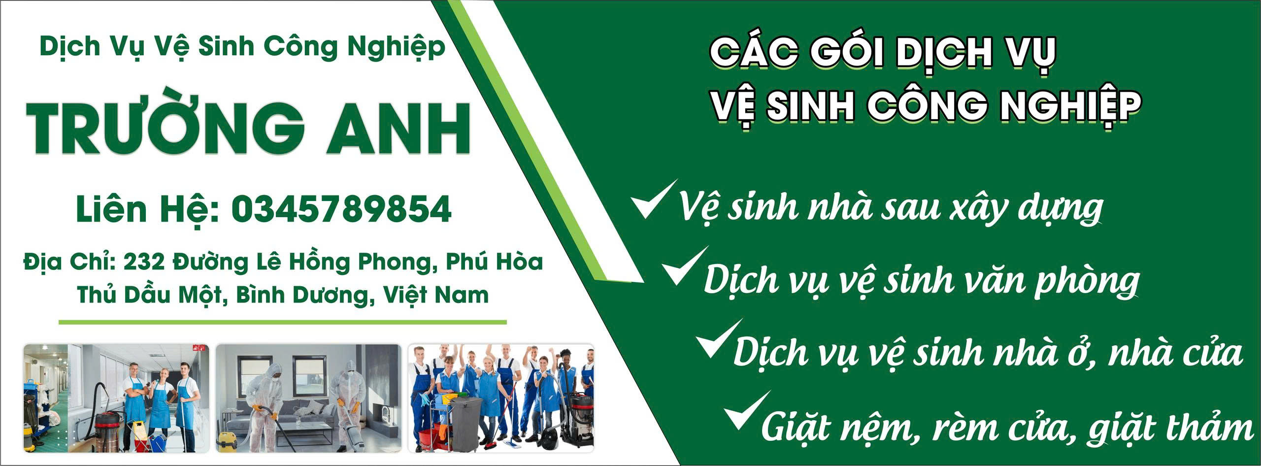 vệ sinh công nghiệp trường anh