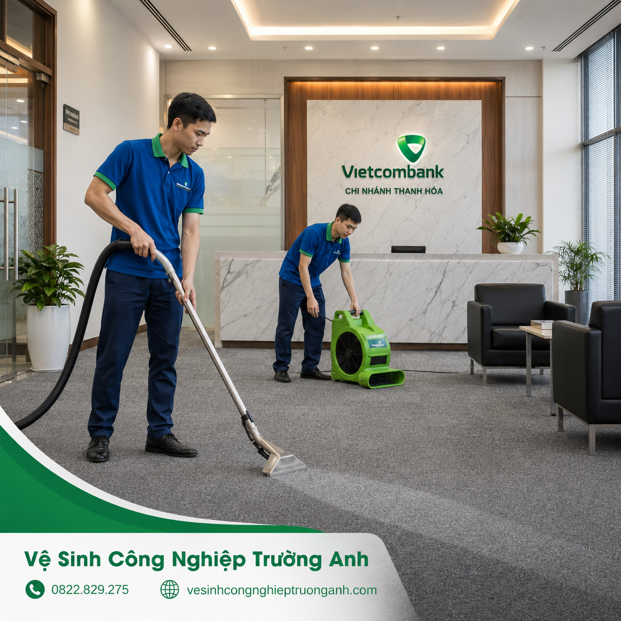 Dịch vụ giặt thảm văn phòng tại Thanh Hóa