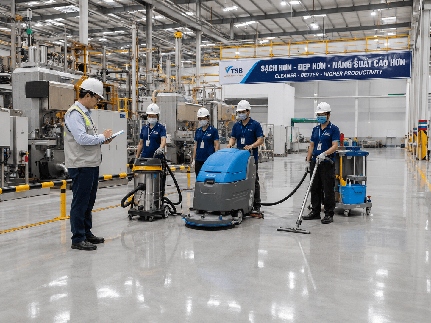 Vệ sinh nhà xưởng Nghi Sơn chuyên nghiệp tại Thanh Hóa