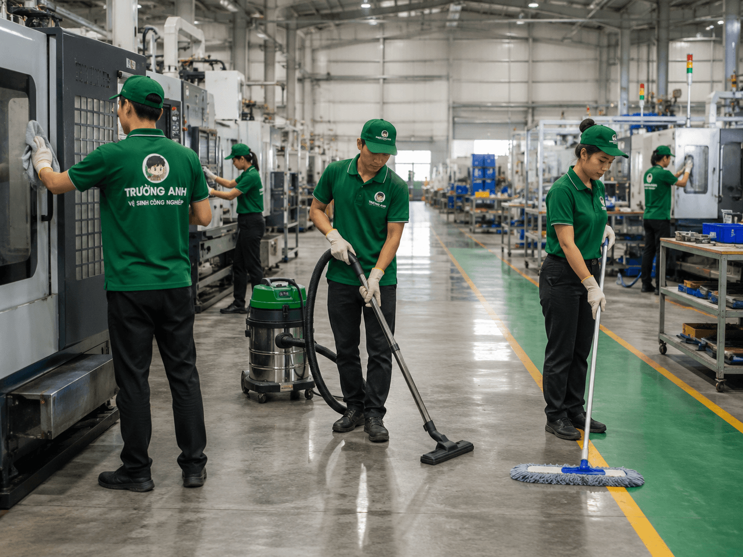 Vệ sinh nhà xưởng Bình Dương chuyên nghiệp cho nhà máy kho bãi