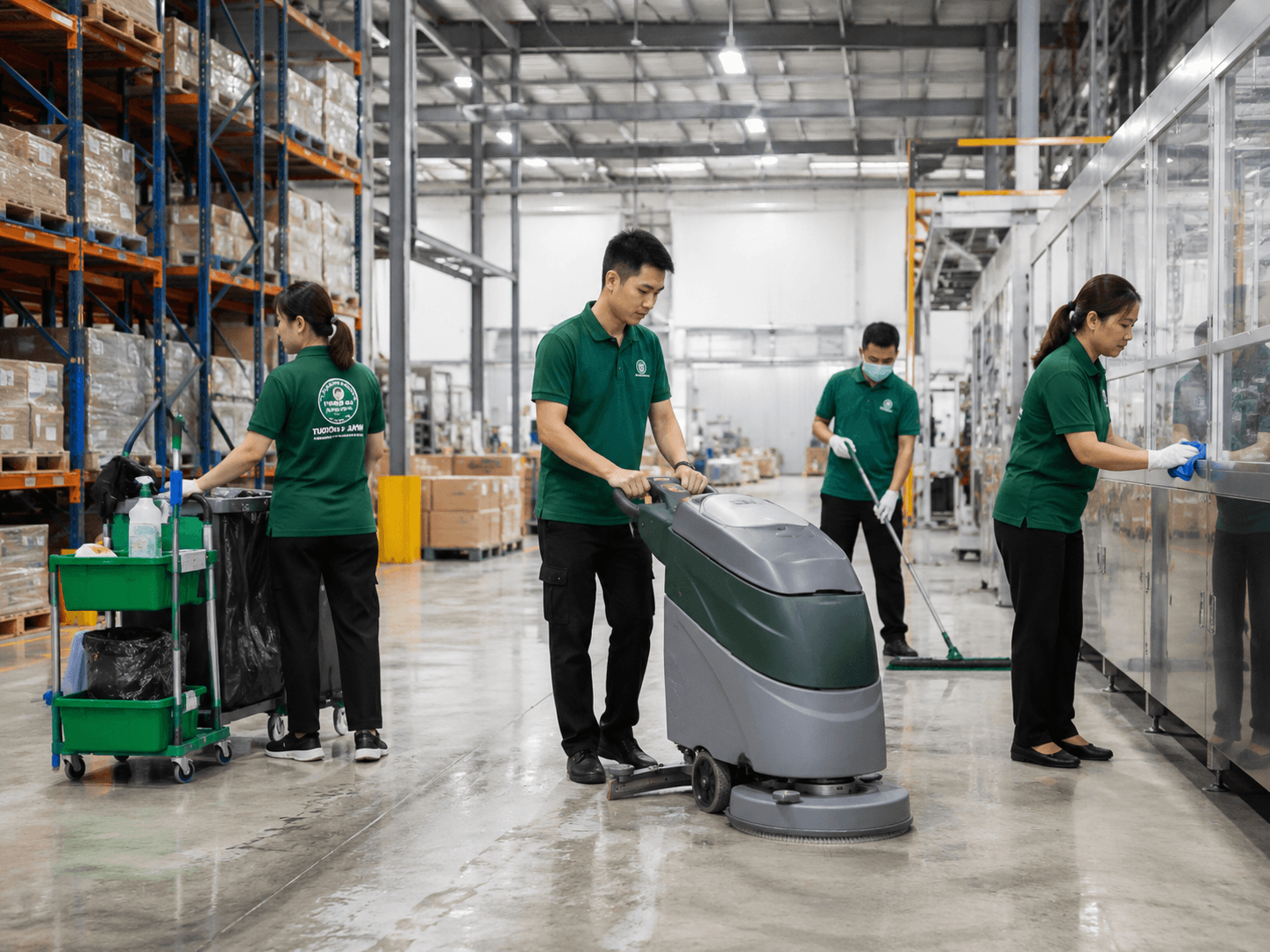 Vệ sinh nhà xưởng tại Bình Dương chuyên nghiệp Trường Anh