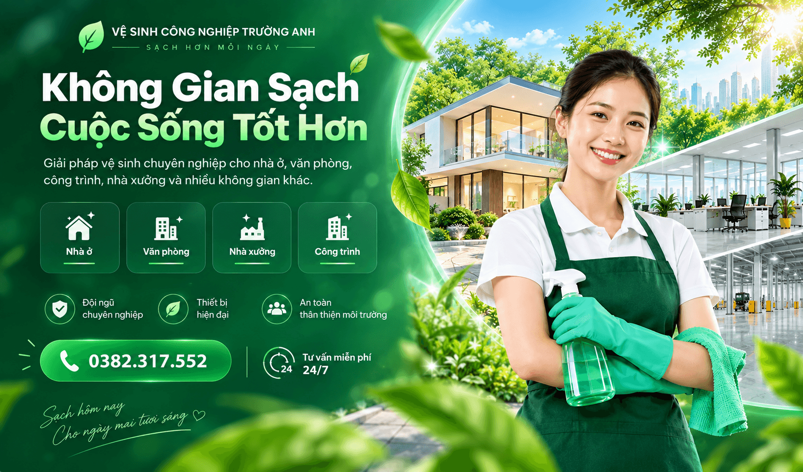 Giới thiệu Vệ Sinh Công Nghiệp Trường Anh - Mang Đến Không Gian Sạch, An Toàn, Chuyên Nghiệp
